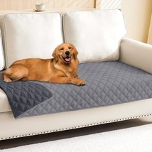 Smiry Waterproof Dog Blanket, Reversible Dog Bed Cover, 30&quot;X70&quot;, Grey/Da... - $29.94