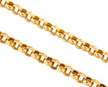 6.4mm Unisex Chain 14kt Yellow Gold 334721 - £1,180.70 GBP