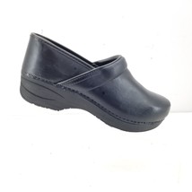 Dankso XP 2.0 Clog Shoes Women&#39;s 37-6.5/7  Black Leather Comfort Slip On Nursing - £29.41 GBP