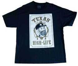 STATE OF MIND BLACK GRAPHIC TEE-SHIRT SIZE 2XL TEXAS HIGH LIFE  - £11.06 GBP