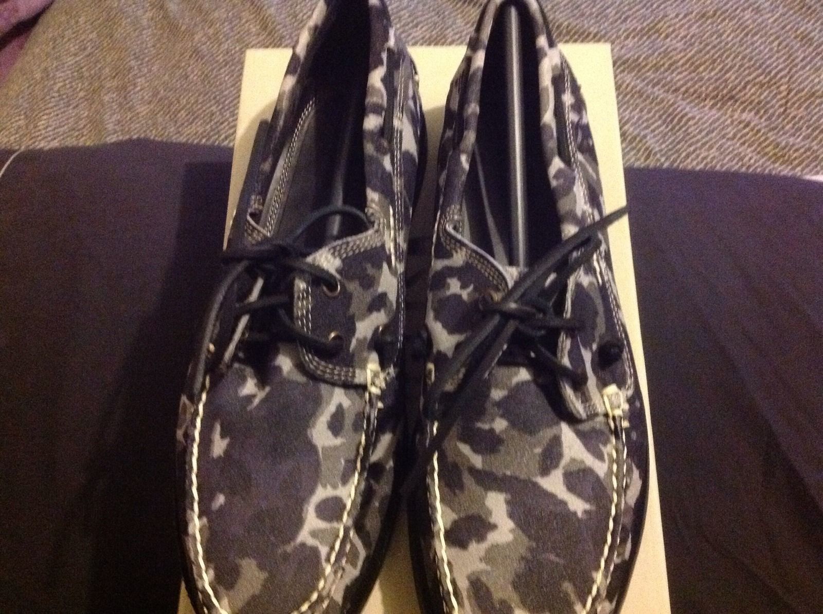 Men's J.D Fisk Leather Camo Boot Shoes 9 Item image 3