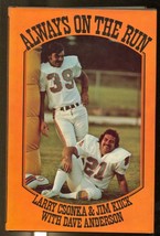 Always On The Run 1973-Larry Csonka-Jim Kiick-Miami Dolphims-NFL-1st Ed.-VF - £76.07 GBP