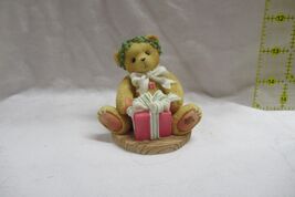 Cherished Teddies Margy I'M WRAPPING UP A LITTLE HOLIDAY JOY Avon Exclusive - $29.95