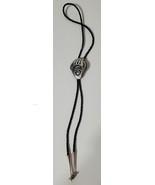 80&#39;s John Honie Hopi Sterling Silver Bear Claw Print Bolo Tie Native Ame... - $225.00
