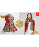 Satin Scarf 35x35 Premium Silk Wrap, Lightweight, Vibrant, and Free Ship... - $49.26 CAD