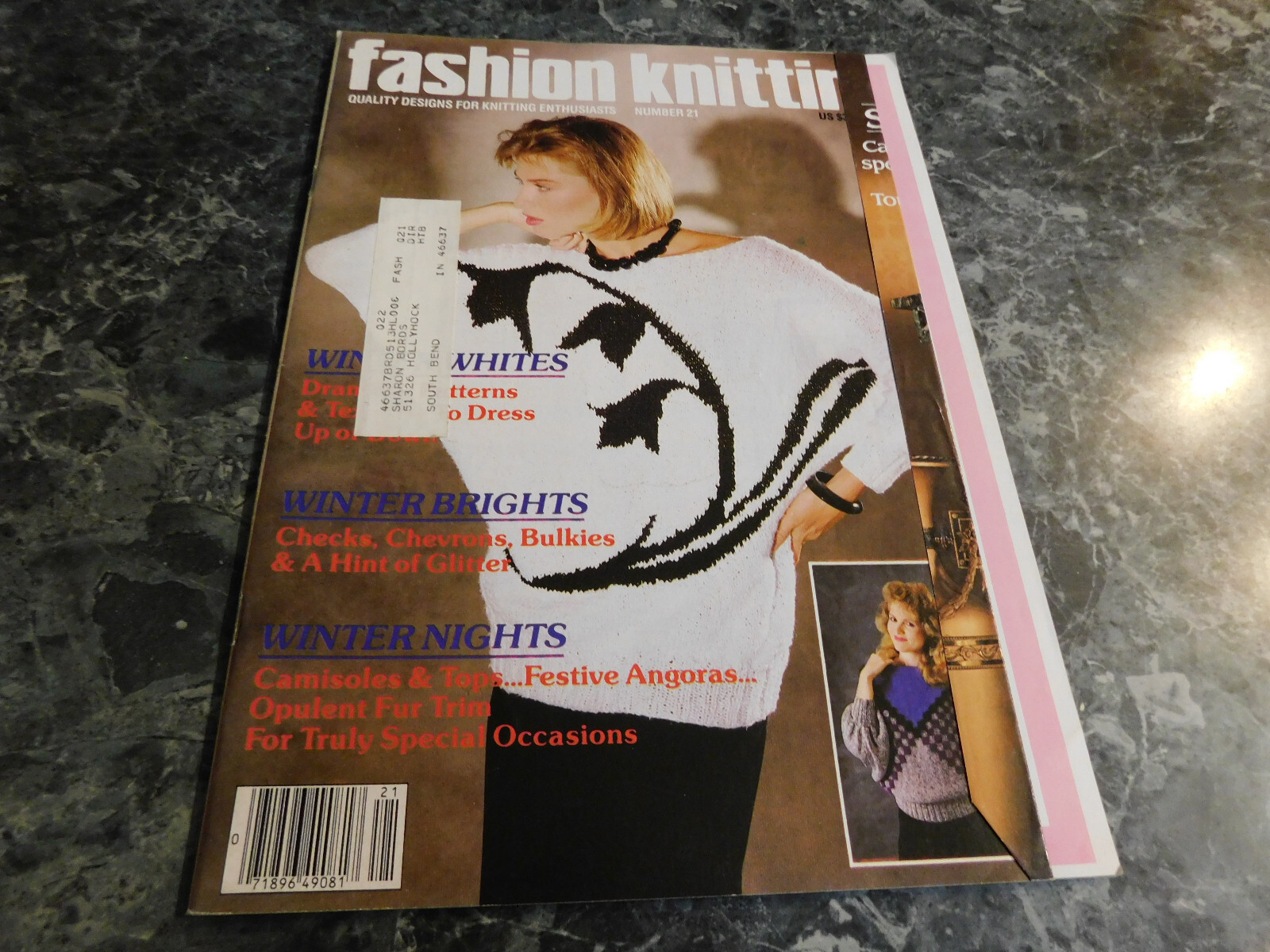Fashion Knitting Magazine Number 21 October 1985 - $2.99