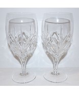 PAIR OF MARQUIS BY WATERFORD CRYSTAL CAPRICE 7 1/2&quot; ICED BEVERAGE/TEA GL... - $123.74