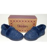 Skechers Cozy Lite Sweet Walk Size US 7 M EU 37 Women&#39;s Slippers Navy 16... - $45.19 CAD