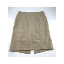Ivanka Trump Pencil Skirt Womens Size 10 Khaki Tan Knee Length Businesswear - $165.92 MXN