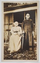 RPPC Two Old Grandma&#39;s Wheelchair Deal Brown Family Lived Civil War Postcard F30 - £23.56 GBP