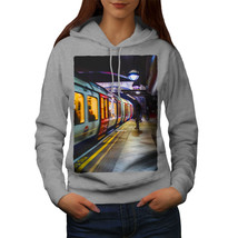 Wellcoda Old Train Station Womens Hoodie, Travel Casual Hooded Sweatshirt - £28.95 GBP