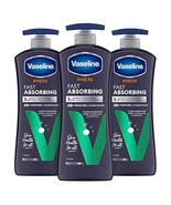 Vaseline Men&#39;s Healing Moisture Hand &amp; Body Lotion For Dry or Cracked Sk... - $35.99