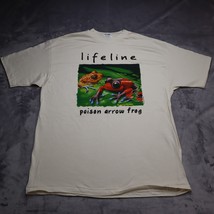 Vintage Lifeline Shirt Adult Poison Arrow Frog Tee Single Stitch 1992 Mens XL - £31.13 GBP