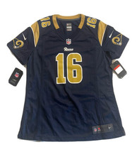 Nike Los Angeles Rams Jersey Jared Goff #16 Womens Size L Signed Autograph New - $137.10