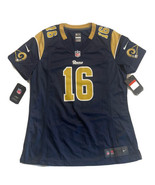 Nike Los Angeles Rams Jersey Jared Goff #16 Womens Size L Signed Autogra... - £107.58 GBP