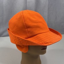 Vintage Hunters Hat Cap Blaze Orange Gore-Tex Thinsulate Ear Flaps - £34.60 GBP