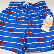 Infant Baby Boys Happy Swimming Crab Swim Trunks Size 3 to 6 Months NEW - £3.95 GBP