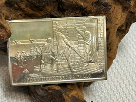 Danbury Mint Bicentennial Sterling Silver Ingot 750 GR Fort Ticonderoga ... - $59.95