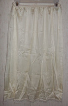 NEW! WOMENS WARNER&#39;S PERFECT MEASURE # 55300 - 29&quot; IVORY HALF SLIP  SIZE L - £17.53 GBP