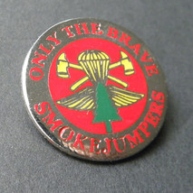 SMOKEJUMPERS SMOKE JUMPER FORESTRY FIRE PROTECTION LAPEL PIN BADGE 1 INCH - £4.37 GBP