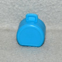 Vintage Fisher Price Little People Airport Blue Luggage Bag Suitcase 052... - $7.43