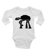 AT AT Star Wars Unisex Onesie, Long or Short Sleeves White - $21.99