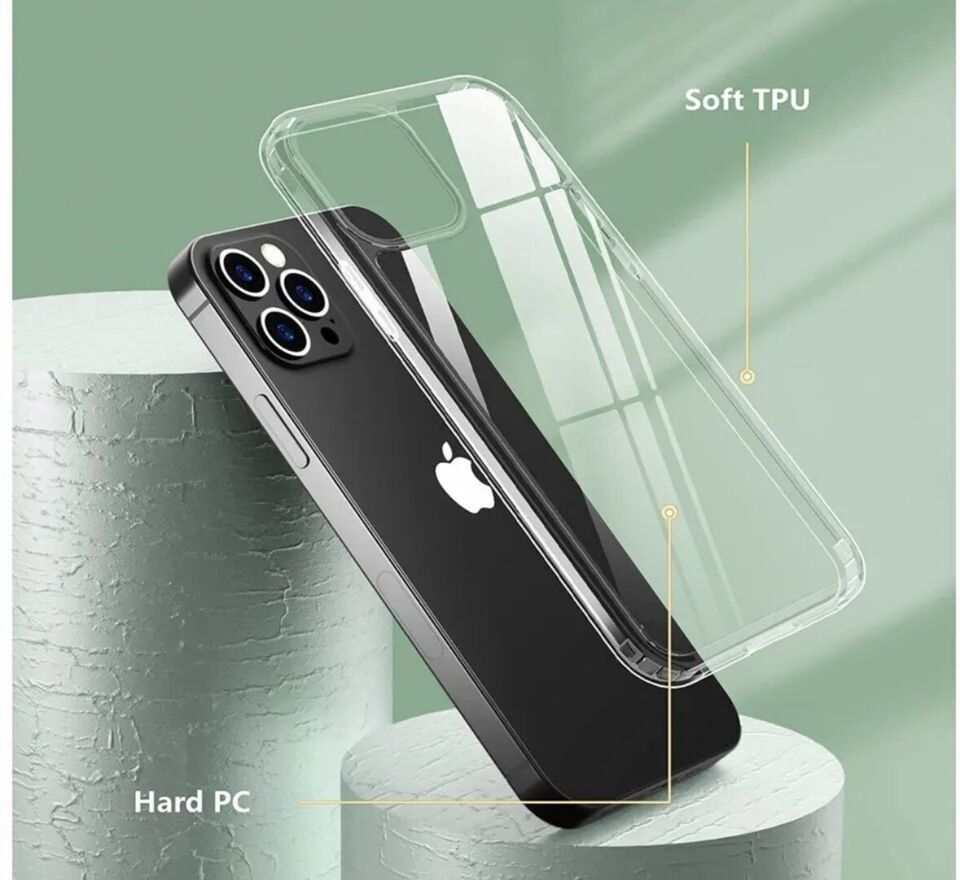 Temdan Clear Case for iPhone 12/12 Pro