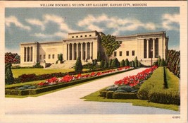 William Rockhill Nelson Art Gallery, Kansas City, Missouri Linen Postcard - £3.15 GBP