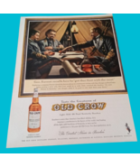 Vintage 1961 Old Crow Bourbon Whiskey Print Ad Advertising - $13.00