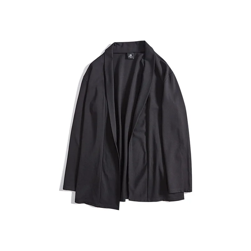 Male Harajuku Streetwear Large Size Cloak Coat Windbreaker Overcoat Men Loose Ov - £225.33 GBP