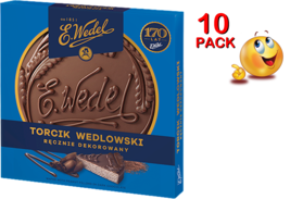 10 PACK E. Wedel TORCIK WEDLOWSKI Hand Decorated Wafer CAKE 250GR POLAND - $79.19