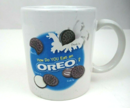 Vintage Nabisco Oreo Cookie How Do You Eat An Oreo? Ceramic Coffee Cup Mug - £7.67 GBP