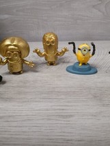 Despicable Me McDonalds 2&quot; Mini Topper Toy 2019 Golden Minion + extras - $7.50