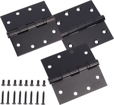 Black Heavy Duty Commercial Door Hinge With Silent Steel Plain Bearing, ... - £34.29 GBP