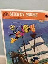 Walt Disney&#39;s Mickey Mouse Explorer Sea Monster Frame-Tray Puzzle Vintage - $18.80