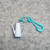 Vintage 1980s Plastic Bell Charm Blue Tea Pot For 80s Charm Necklace - $12.00