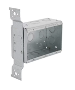 10 Pack Hubbell RACO (686) 3 Gang Steel New Work Switch/Outlet Electrica... - $121.55