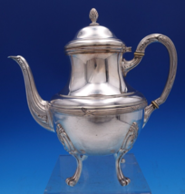 Rubans by Christofle Silverplate Tea Pot 8 1/2&quot; Tall x 9&quot; (#8020) - £302.93 GBP