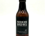 Redken Brews With Crafted Malt 3-IN-1 Shampoo,Conditioner &amp; Body Wash 10 oz - $17.77