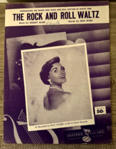 Vintage Sheet Music-1955-The Rock And Roll Waltz, as performed by Kay Starr - $12.00
