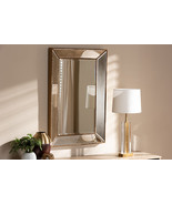 Wagner Antique Gold Finished Rectangular Accent Wall Mirror - $4,432.42 MXN