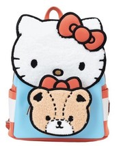 Universal Studios Sanrio Hello Kitty &amp; Tiny Chum Bear Sherpa Mini Backpa... - $83.99