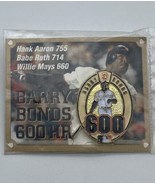 2002 MLB San Francisco Giants Barry Bonds #25 600 Home Runs Souvenir Pin - $14.00
