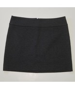 WHBM White House Black Market Short Skirt Career Basic Solid Charcoal Gr... - £10.08 GBP