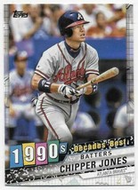 2020 Topps Decades Best #DB59 Chipper Jones Atlanta Braves - £0.75 GBP