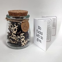 Fuck To Give,Jar Of Fuck Gift Jar (8Oz),Give A Fuck In A Bottle Gag Gift - £14.15 GBP