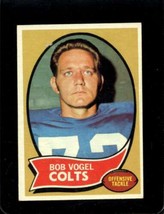 1970 Topps #15 Bob Vogel Ex Colts *X60491 - £0.96 GBP