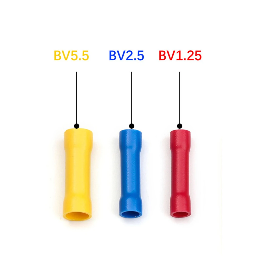 Sporting 10/50/100pcs BV1.25/BV2.5/BV5.5 Insulated Straight A ConAtors Electrica - £23.55 GBP