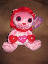 Valentine&#39;s Day Lion 2015 Brand New Plush Nwt Stuffed With Tags 11&quot; Sugar Loaf - $7.99