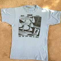 REAL WAR STORIES T-SHIRT - SAM PARSONS ART - 1987 ECLIPSE COMICS - SIZE M - £39.27 GBP